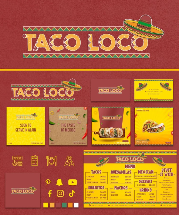 Restaurant menu design