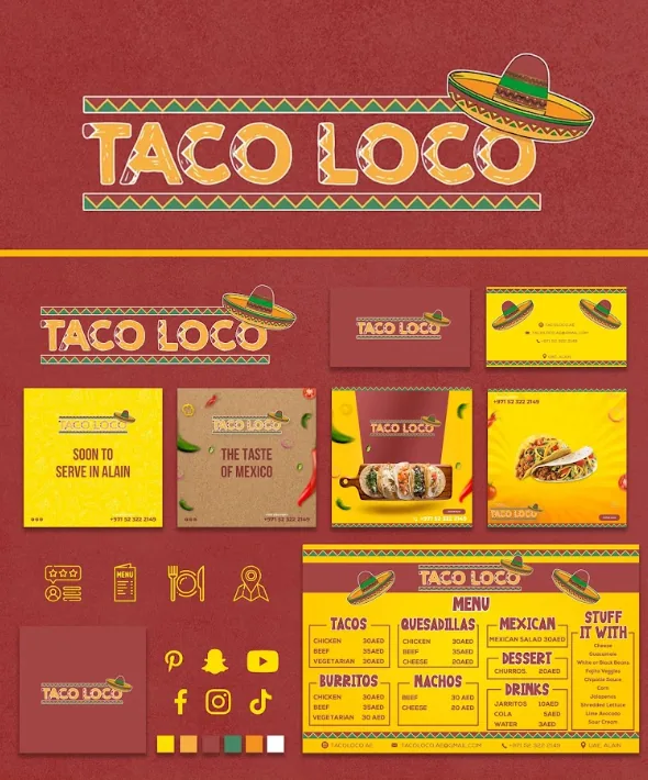 Restaurant menu design