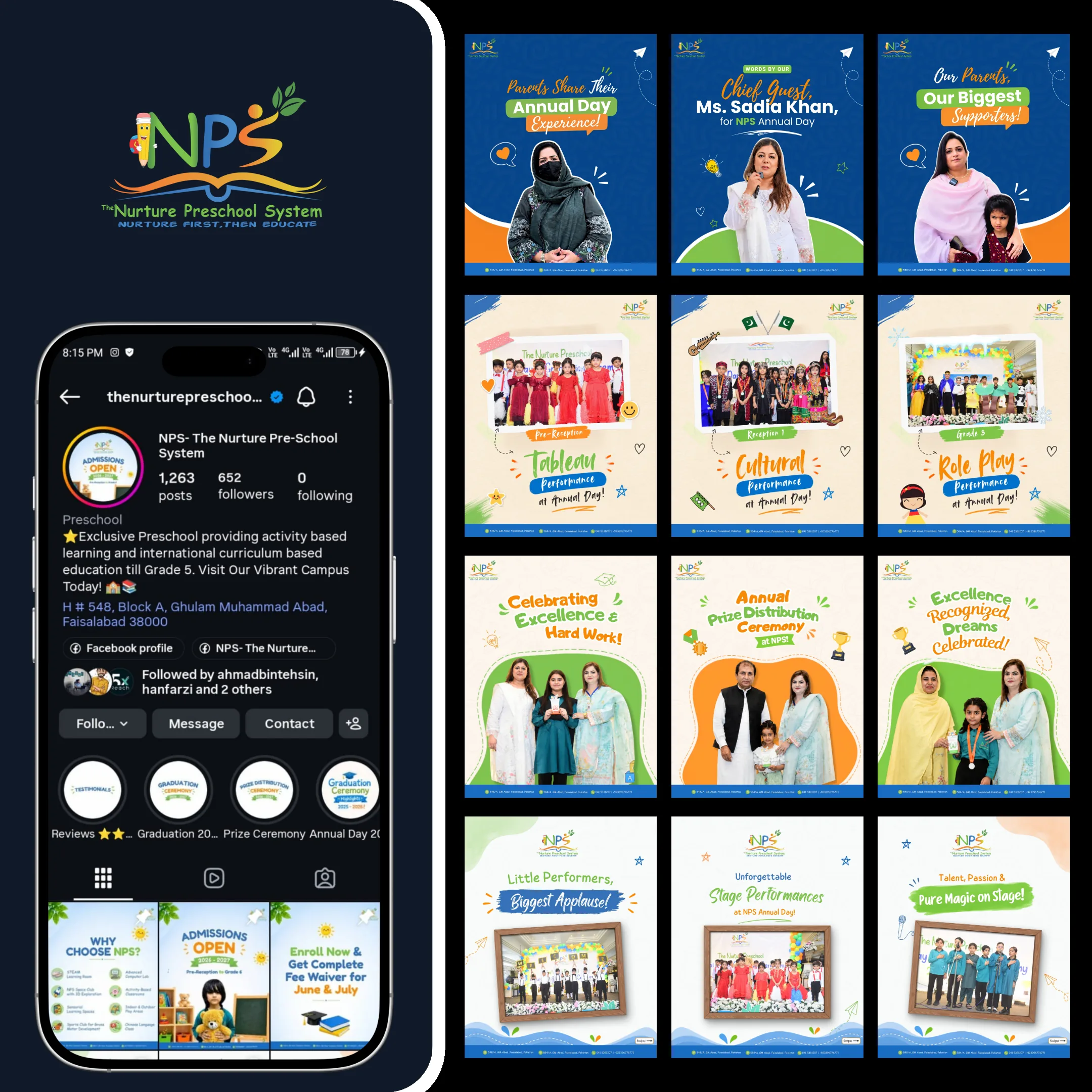 Nurture Preschool System campaign