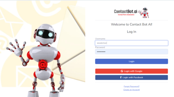 Contact Bot AI screenshot